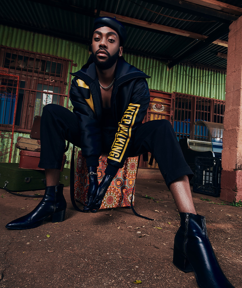 Rich Mnisi: We partner with Johnnie Walker to celebrate their 200th anniversary and bring to life a capsule collection that speaks to pushing boundaries.
